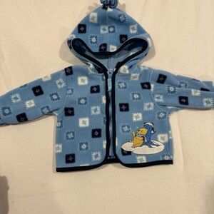 Y2K Disney Baby Pooh Fleece Hoodie — 3–6 Months